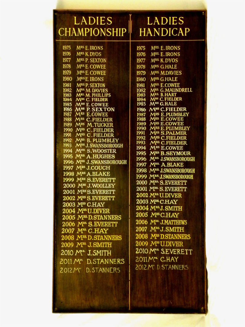 Ladies Championship/Handicap